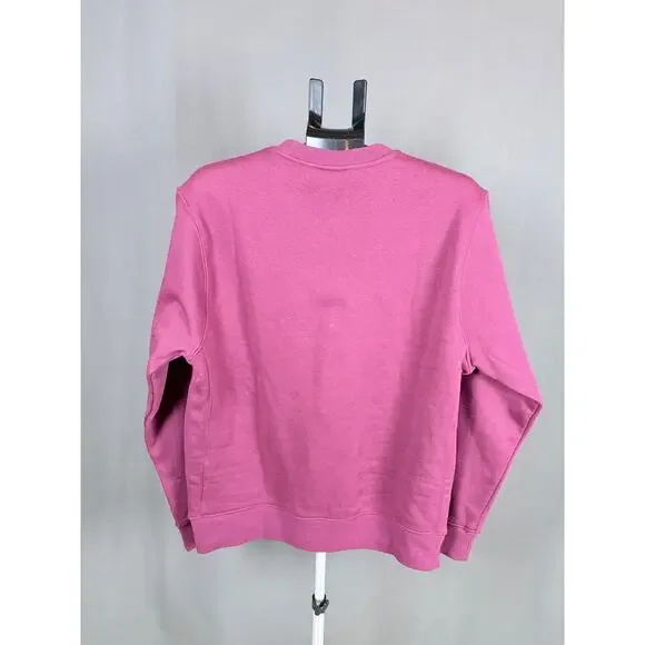 Nike Sportswear Club Fleece Crewneck Sweatshirt - Women’s Size M NWT Pink - Picture 4 of 5